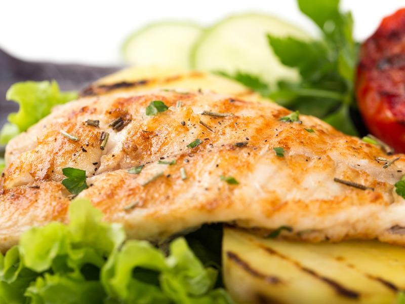 PESTO-CRUSTED FISH FILLETS