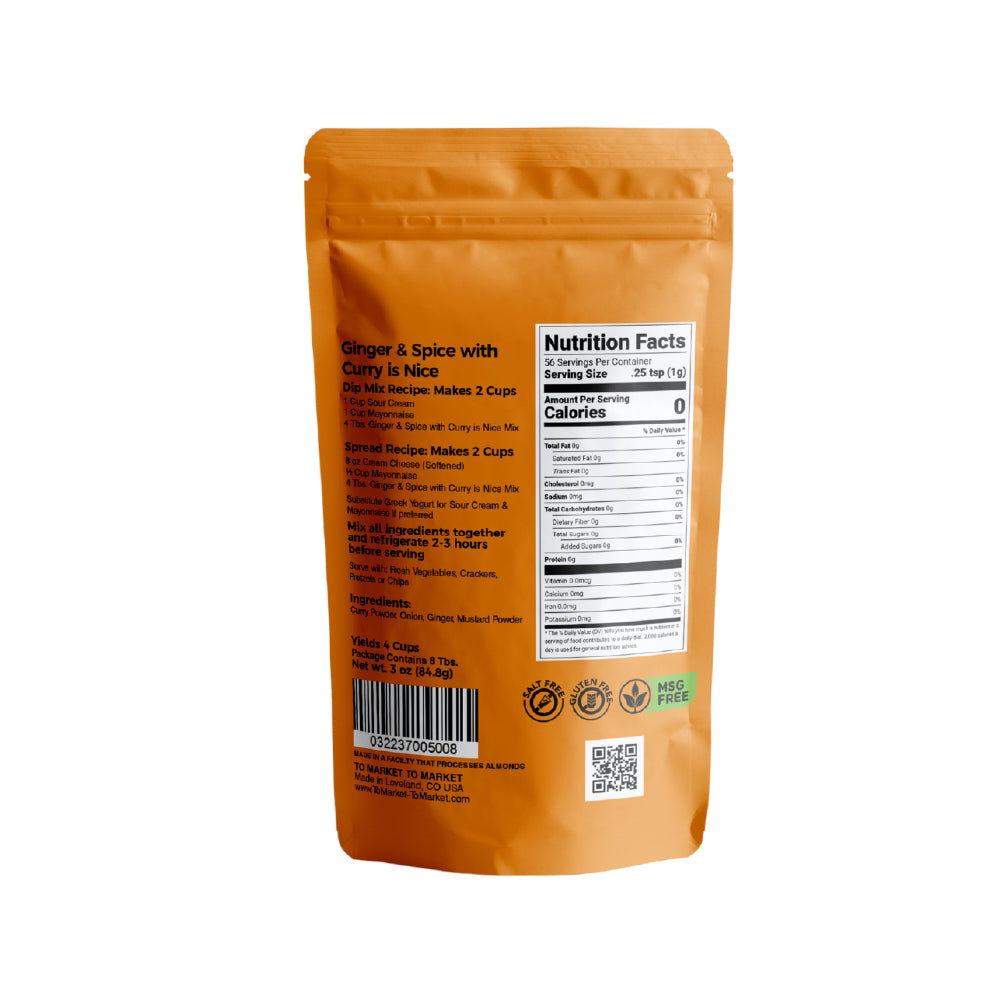 Ginger & Spice With Curry Is Nice - Dip Mix