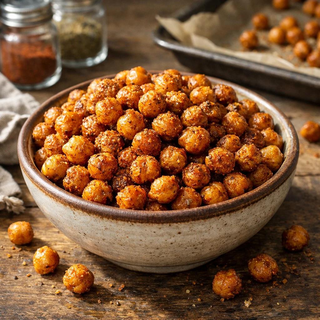 Crispy Southwest Roasted Chickpeas