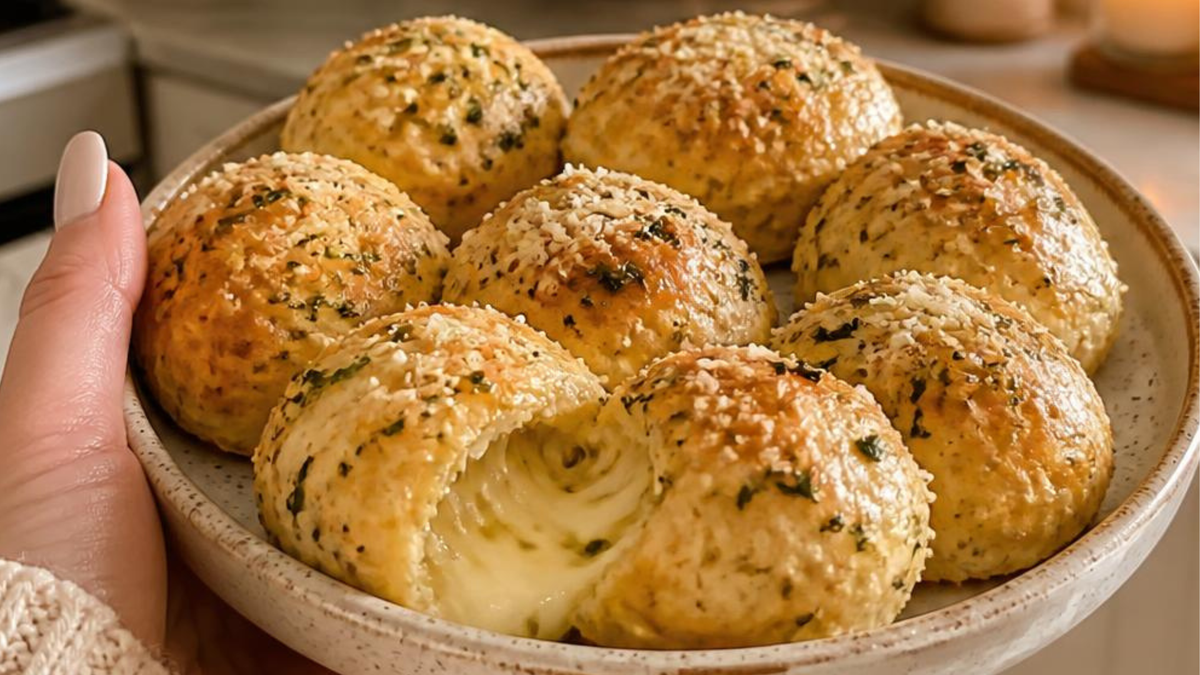 Cheesy Garlic Biscuit Bombs