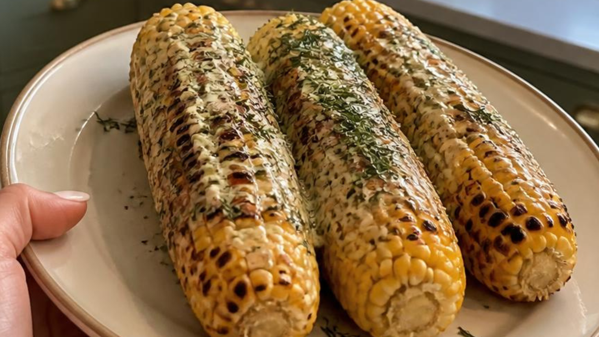 Dill Ranch Butter Grilled Corn