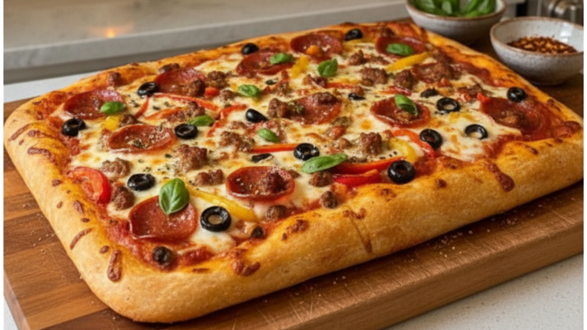 Focaccia Flatbread Combination Style