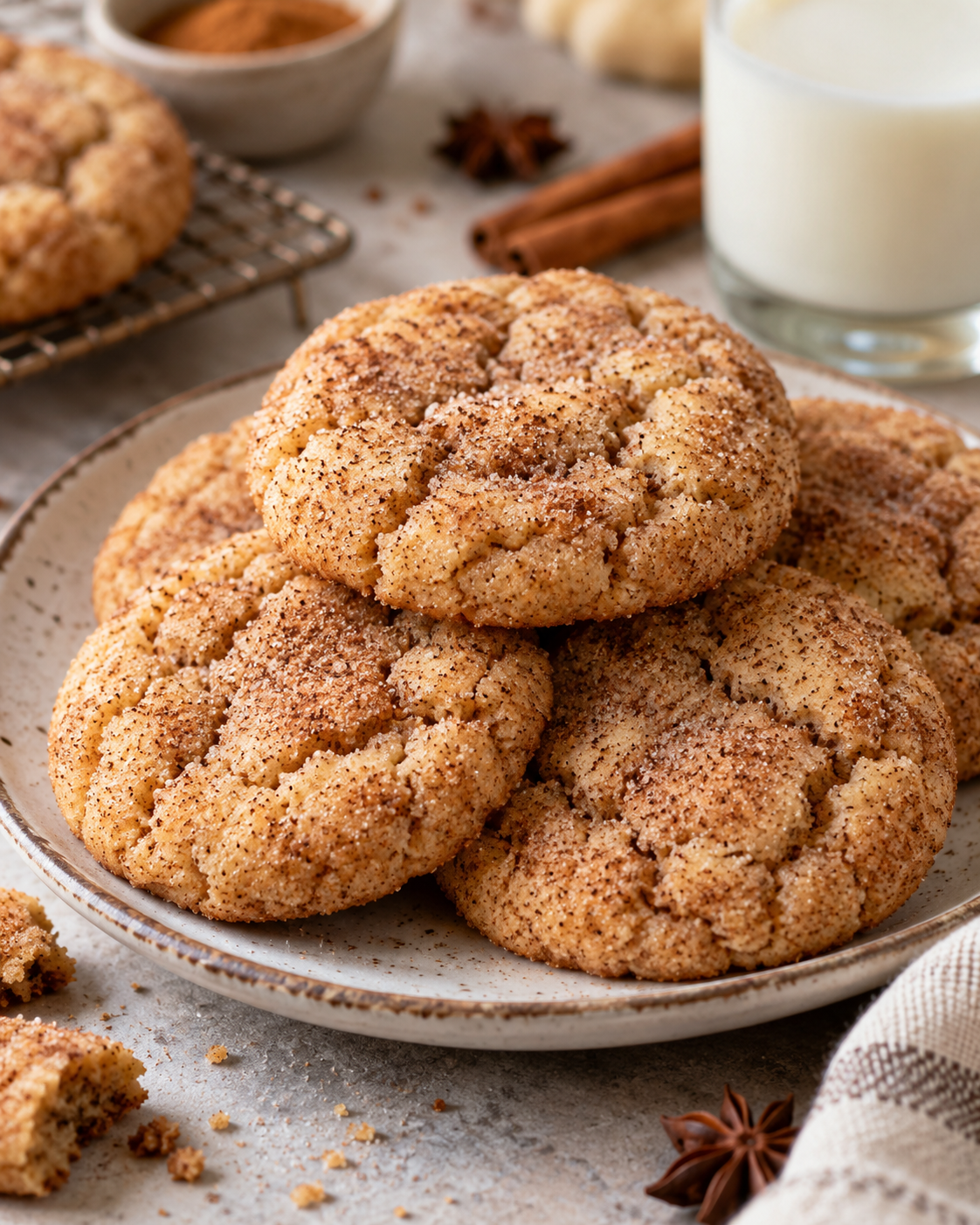 Soft & Chewy Chai Snickerdoodles