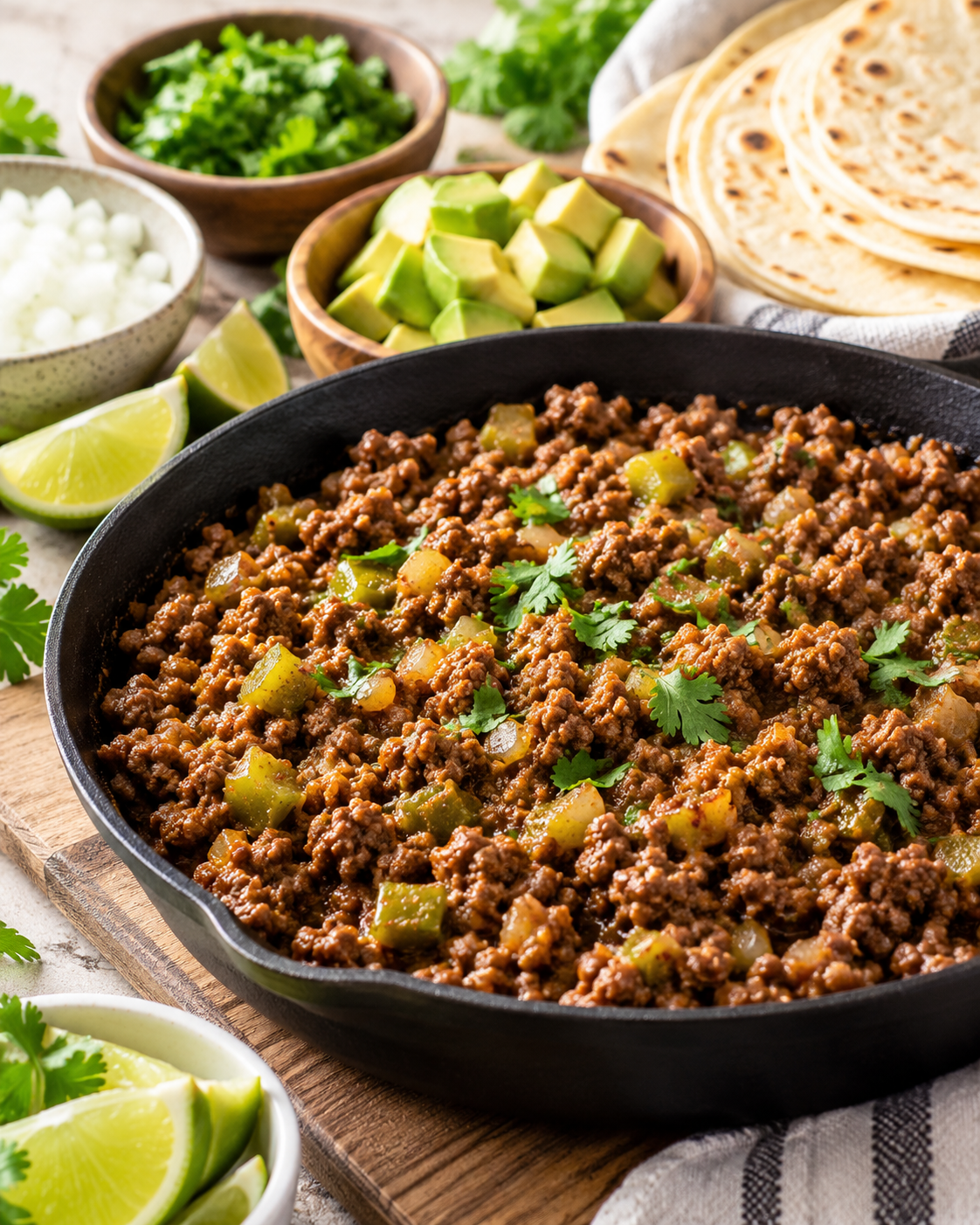 Hatch Green Chili Taco Meat