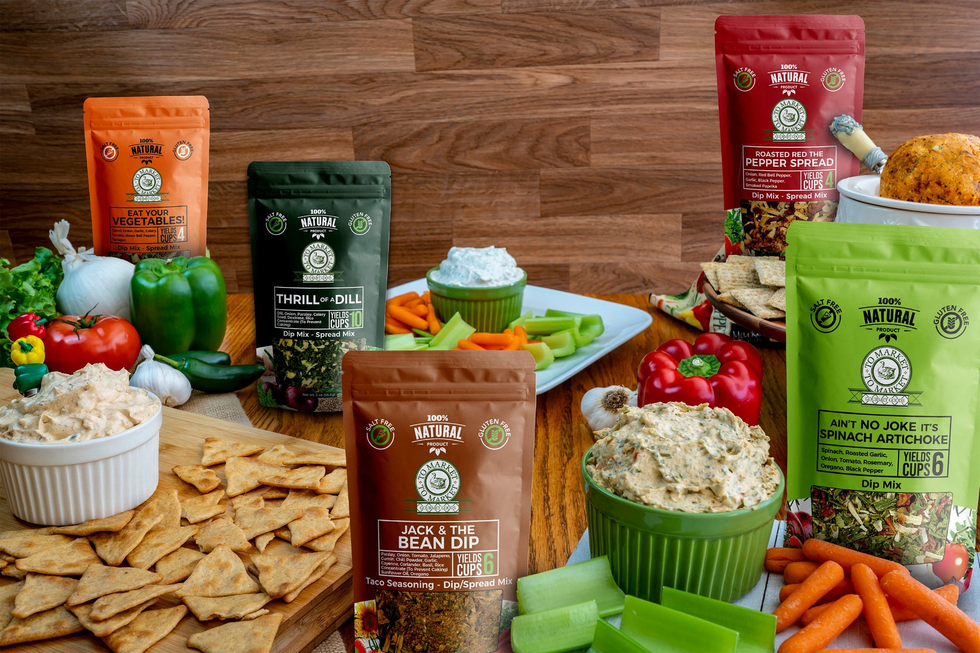 All Natural Dip Mixes
