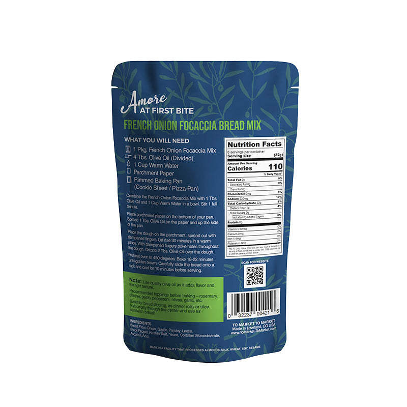 Amore at First Bite - French Onion Focaccia Bread Mix