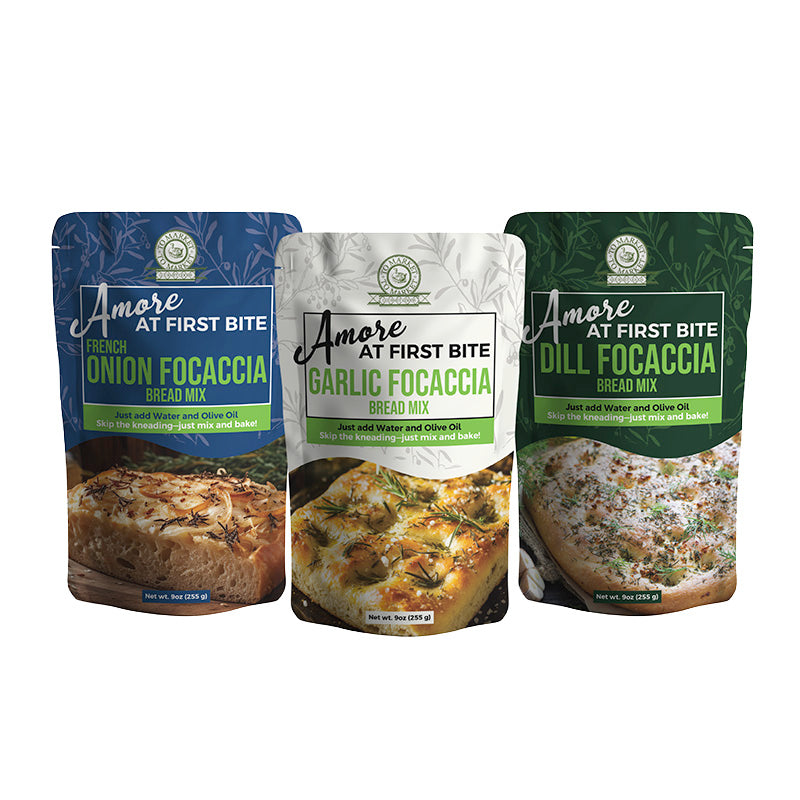 Amore at First Bite - Focaccia Bread Mix Bundle (3 Pack)