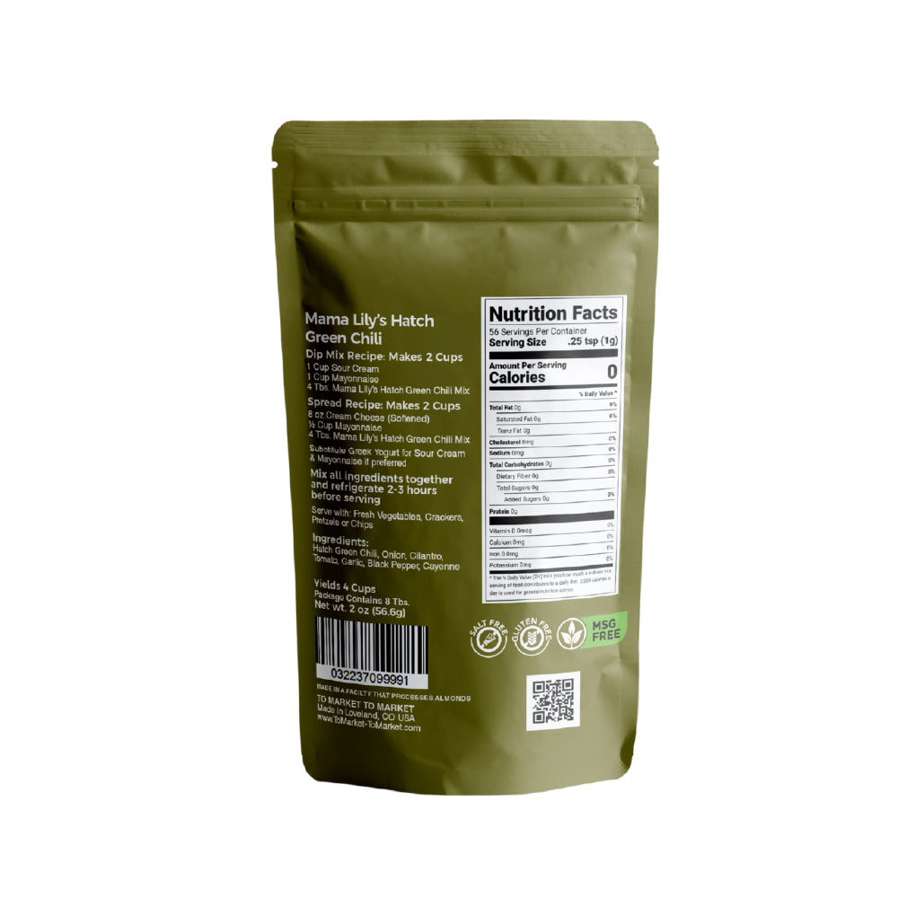 Mama Lily's Hatch Green Chili - Dip Mix