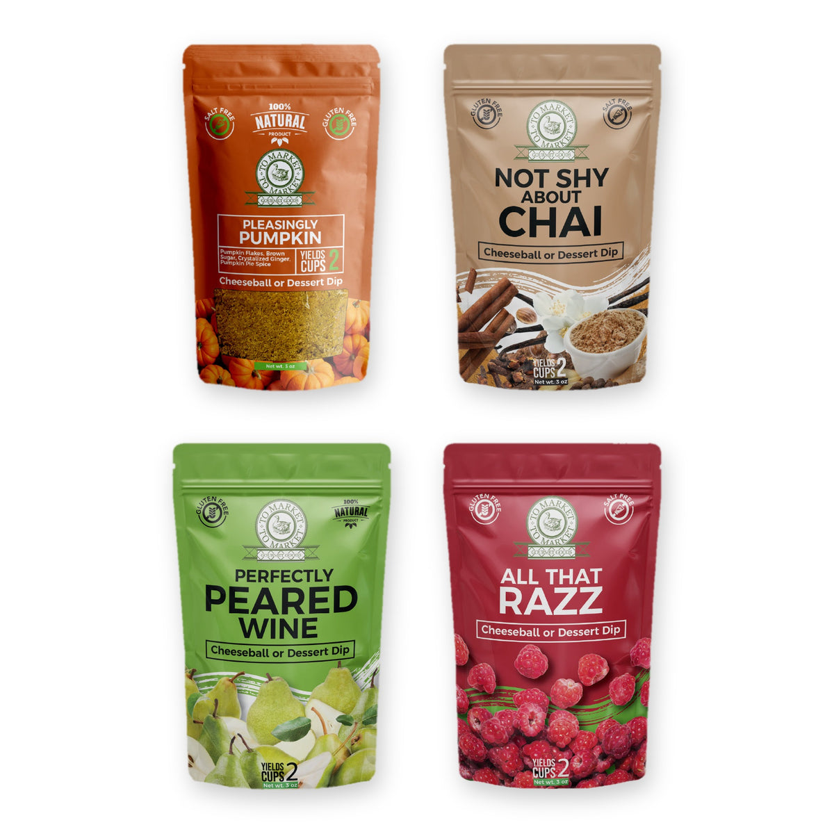 Holiday Cheese Ball 4 Pack pouches