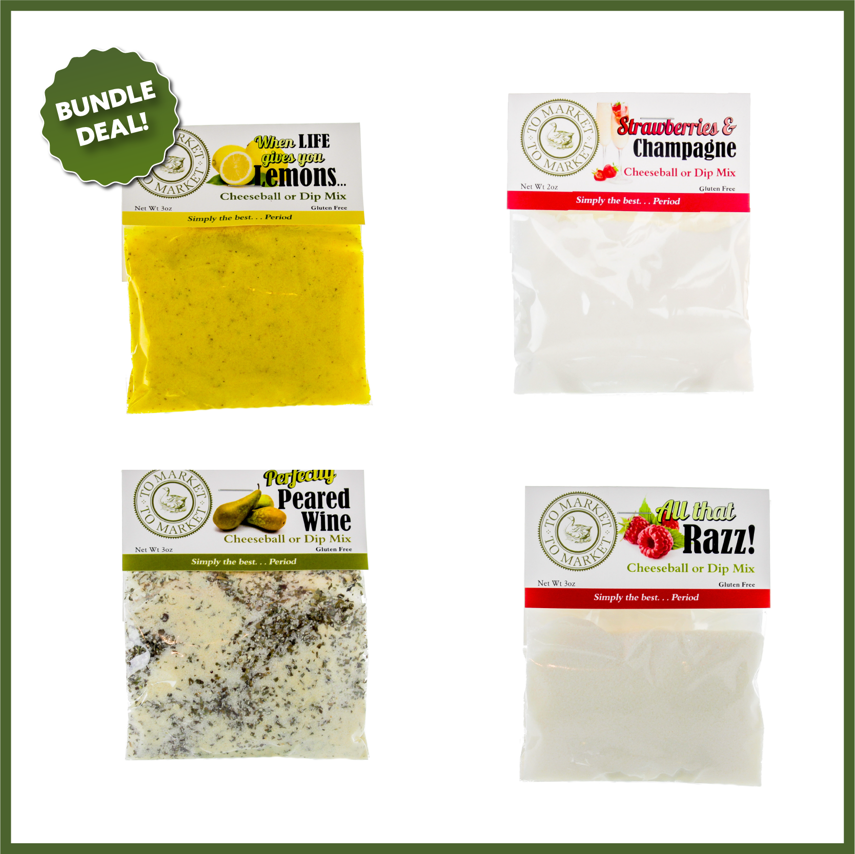 Sweet and Savory Cheeseball Bundle Gourmet Dips & Cheese Balls To